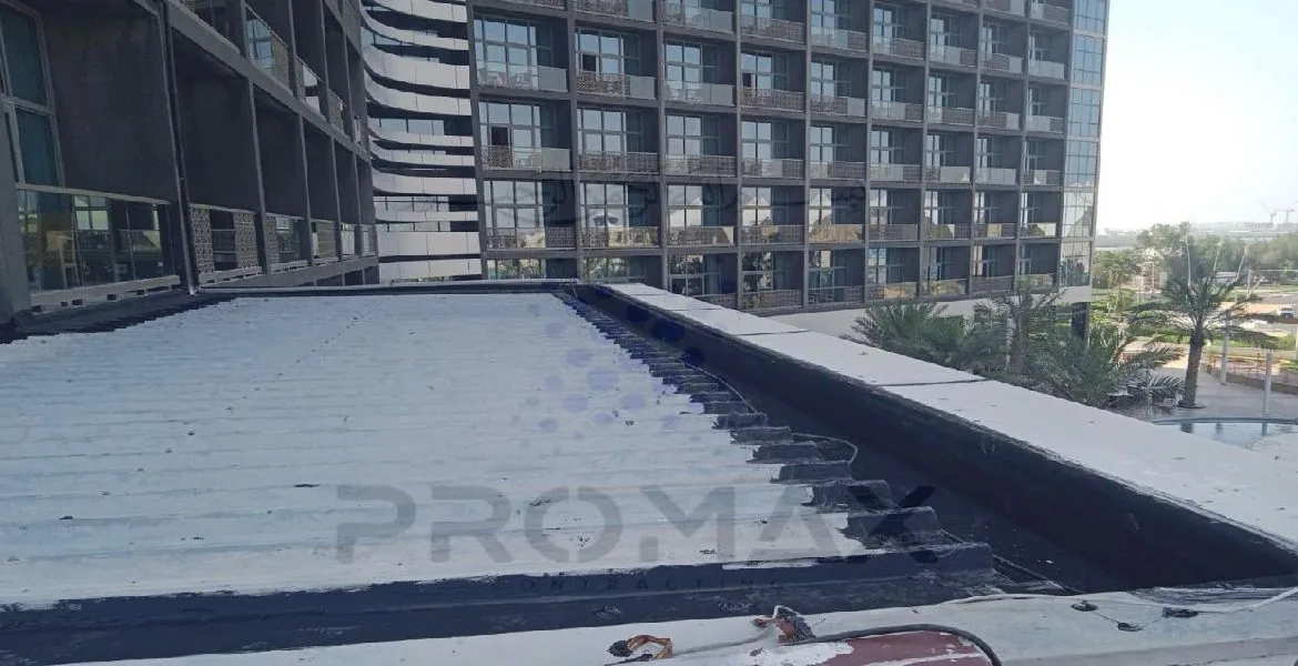 Rotana Hotel - Metal Roof Waterproofing Dubai UAE